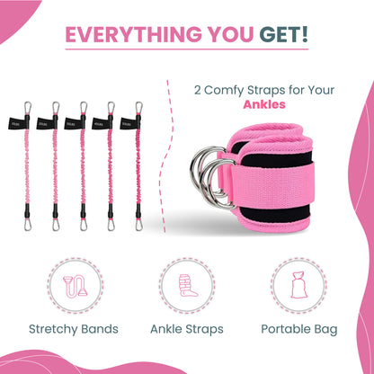 Glute Ankle Resistance Bands