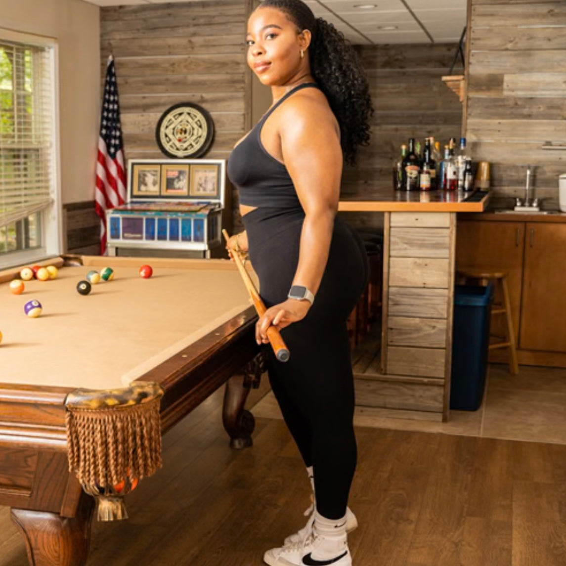 Snatch Butt Lifter Leggings (Black)