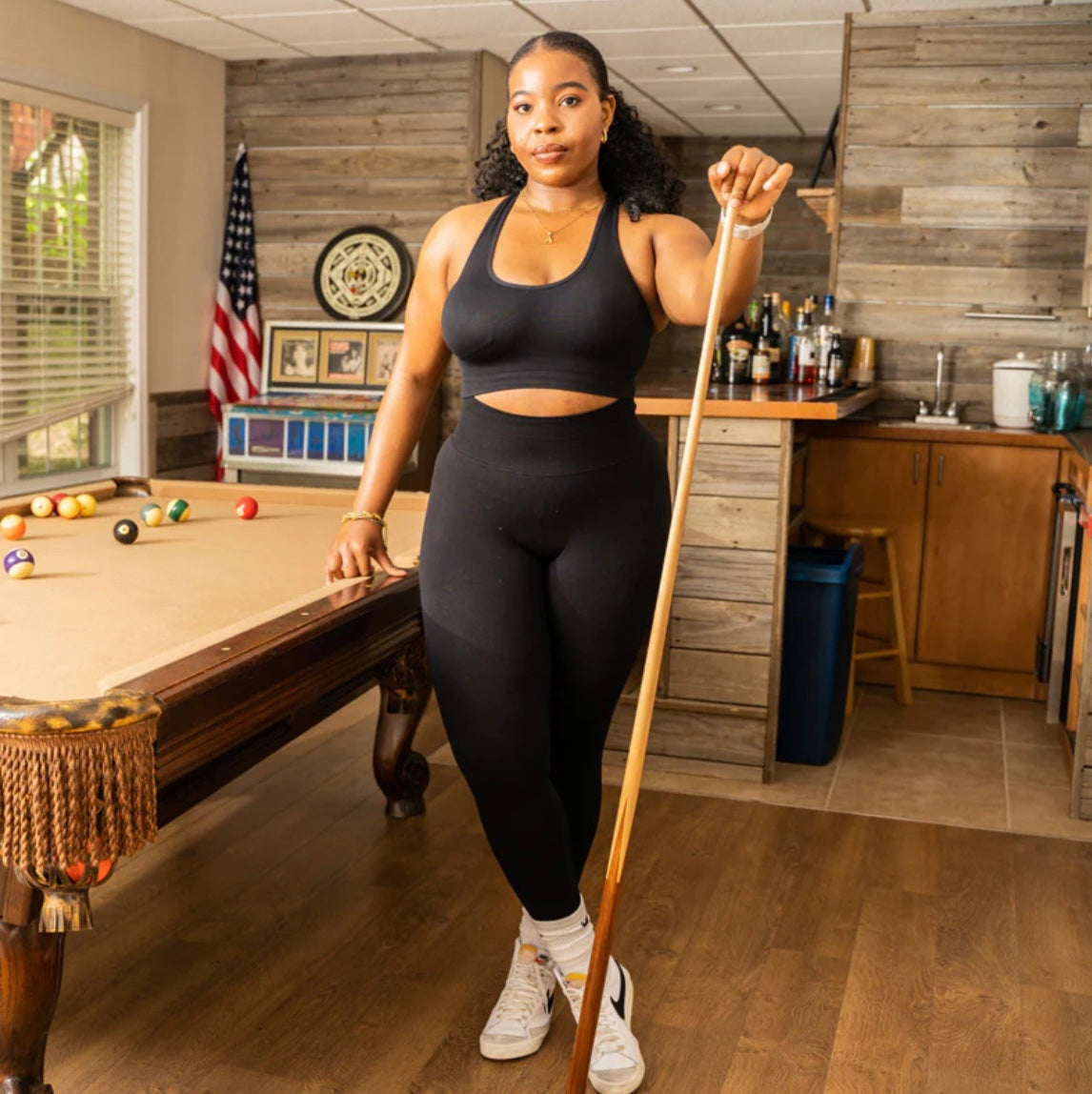 Snatch Butt Lifter Leggings (Black)